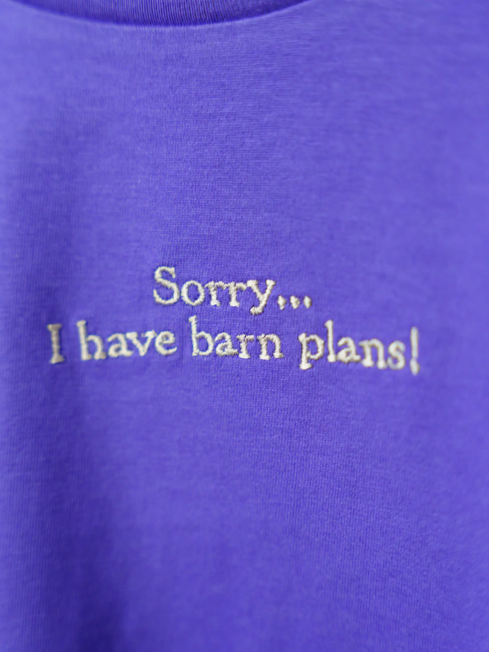Koszulka "I have barn plans"