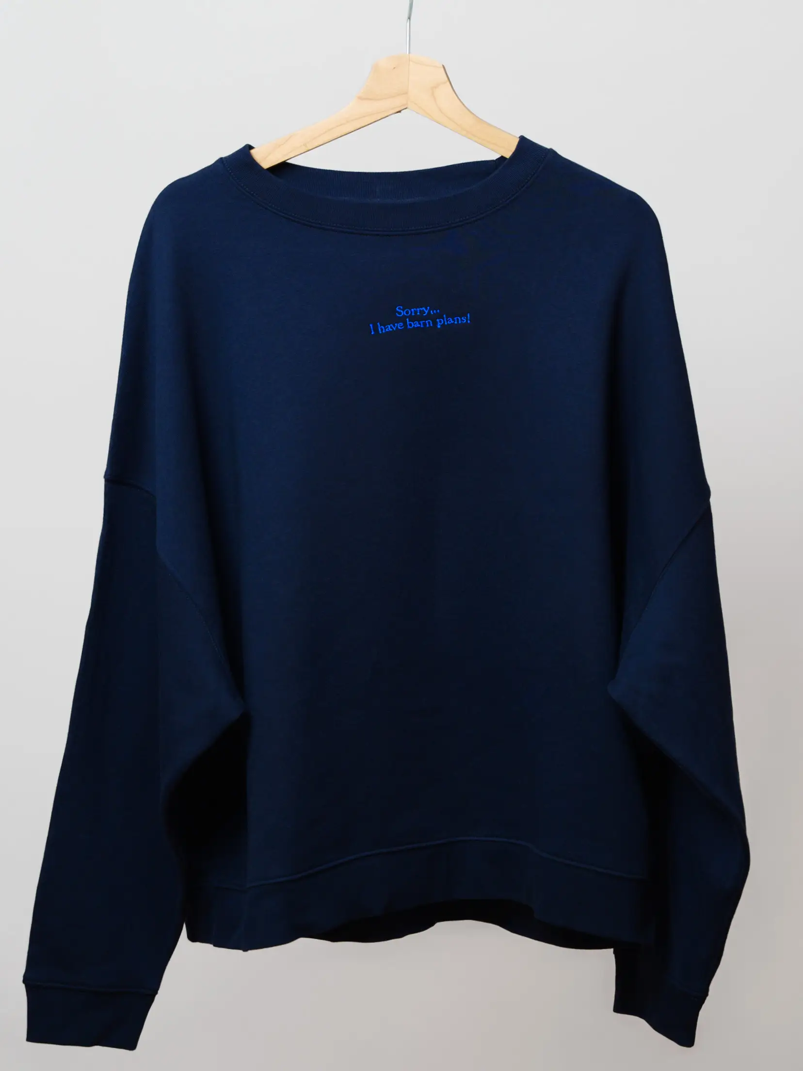 Bluza "I have barn plans"